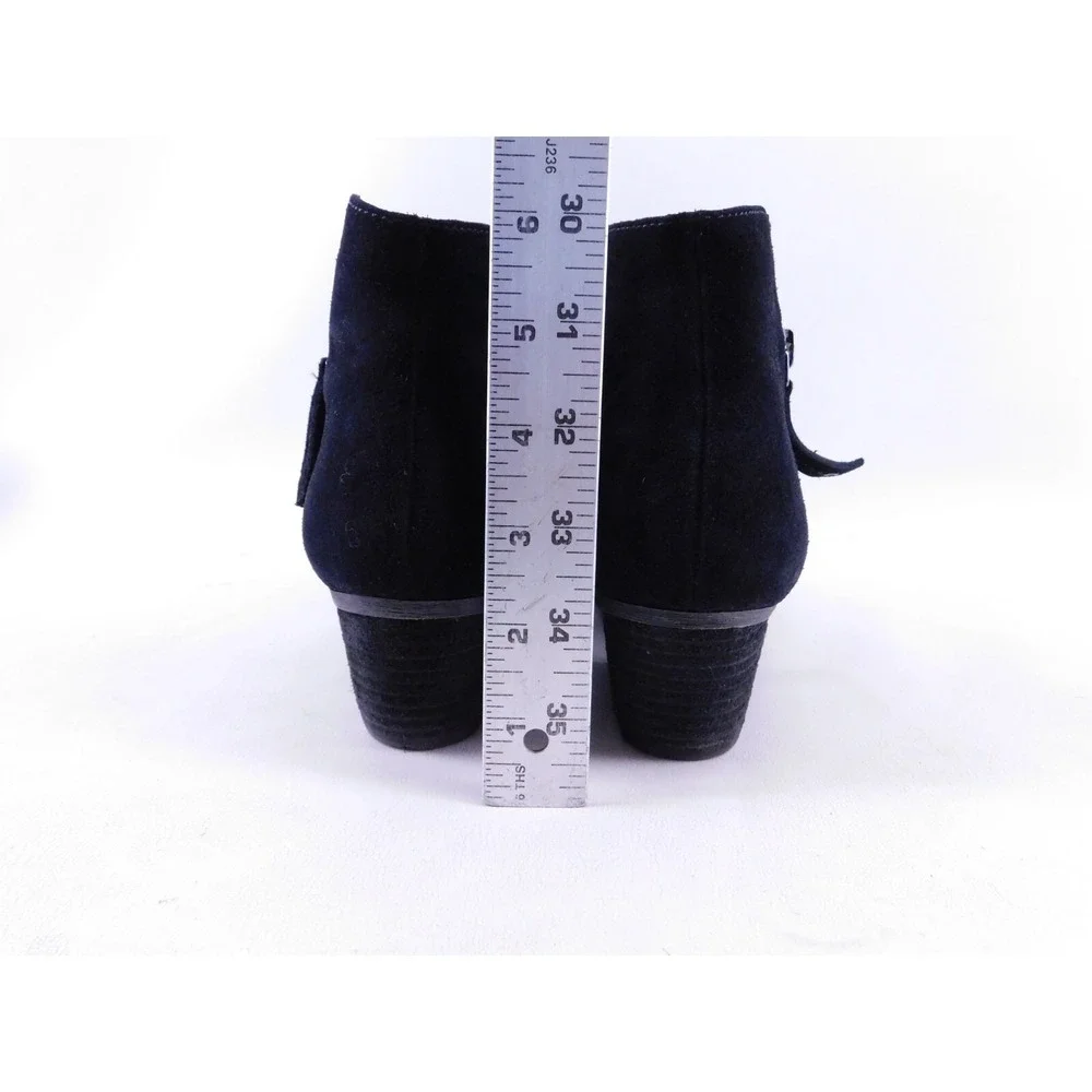 Blondo Ibiza Waterproof Ankle Booties Womens Size 8.5‎ M Black Suede Leather Zip